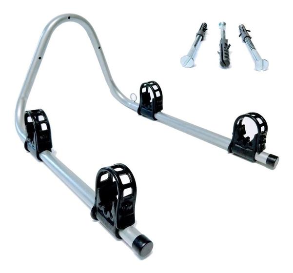 Suporte Parede Horizontal 2 Bikes Parafusos E Buchas Menor preço em Suporte Parede Horizontal 2 Bikes Parafusos E Buchas