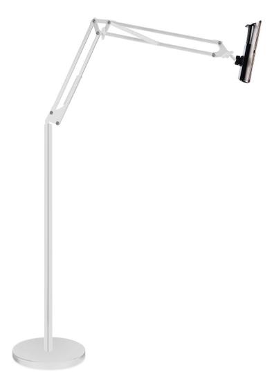 Imagem de Suporte Pedestal Articulado Universal Para Tablet E Smartphone Branco