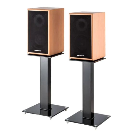 Imagem de Suporte Pedestal Para Caixas acústica Home Theater SPHT460-PR Multivisão