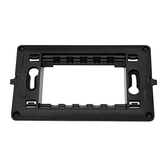 Suporte Pial Plus+ 4x2 3mod 2122 Nt - Espelho / Placa de Tomada e ...