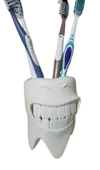 Imagem de Suporte Porta Escova De Dente Divertido Dentão Sorriso Smile