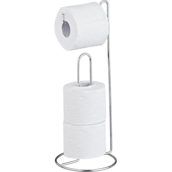 Suporte Porta Papel Higiênico Papeleira De Chão Banheiro Menor preço em Suporte Porta Papel Higiênico Papeleira De Chão Banheiro