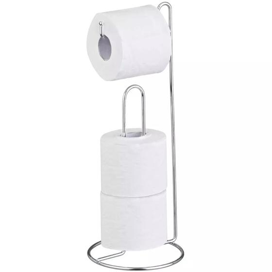 Imagem de Suporte Porta Papel Higiênico para 3 Rolos