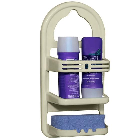 Suporte Porta Shampoo Sabonete Organizador Banheiro Chuveiro Menor preço em Suporte Porta Shampoo Sabonete Organizador Banheiro Chuveiro