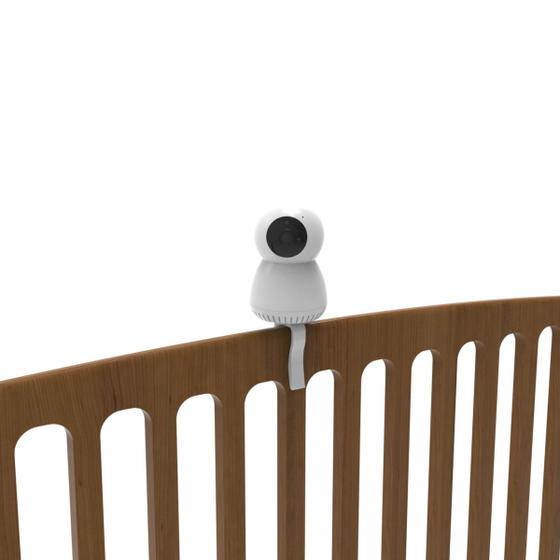 Imagem de Suporte Presilha Branco de Fixar Camera para Berço Compativel com TPLink TC70