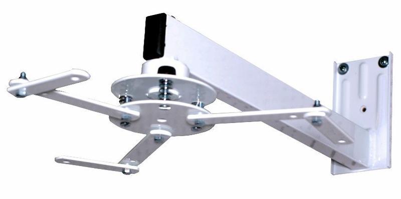 Imagem de Suporte projetor de parede com inclinação até 10 kg de aço carbono