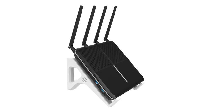 Imagem de Suporte Roteador Receptor Wi-fi De Parede Universal