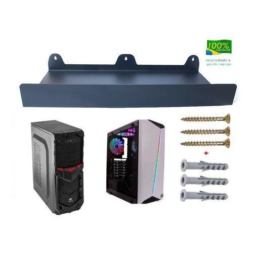 Suporte Suspenso Prateleira Para Gabinete Cpu Super Resistente de Aço Carbono 50x24 Menor preço em Suporte Suspenso Prateleira Para Gabinete Cpu Super Resistente de Aço Carbono 50x24