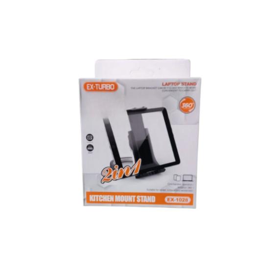Imagem de Suporte Tablet de Mesa Dobravel Ajustavel iPad Notebook 360º EX-1028