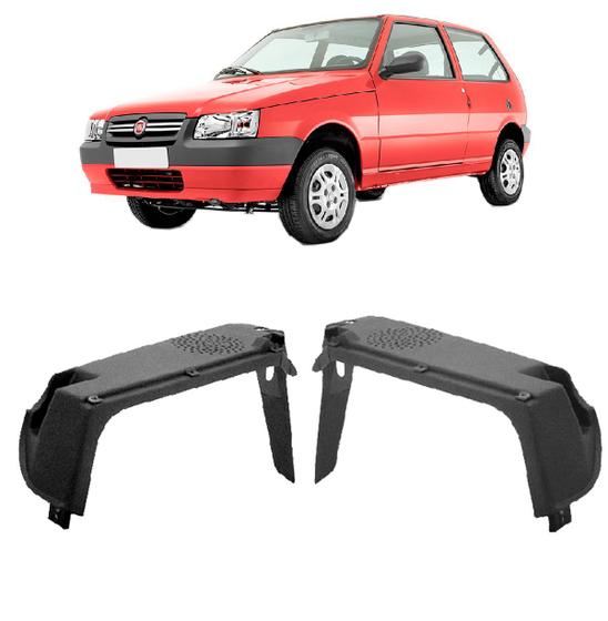 Imagem de Suporte Tampão do Bagagito Fiat Uno 4 Portas Preto Par 