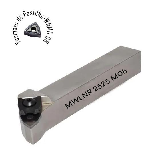 Piveta Suporte Torneamento Externo 25x25 - MWLNR 2525 M08 - WNMG 08 - PIVETA ...