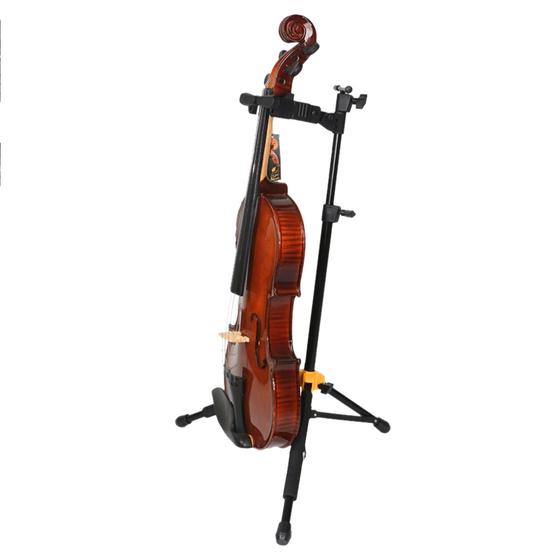 Imagem de Suporte Tripé Para Violino / Viola e Arco Trava Automática