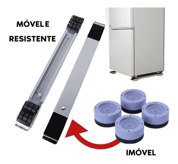 Suporte Universal Ajustável Para Máquina Geladeira Móveis Menor preço em Suporte Universal Ajustável Para Máquina Geladeira Móveis