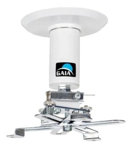 Imagem de Suporte Universal de Teto para Projetor Gaia GSP-111 Branco