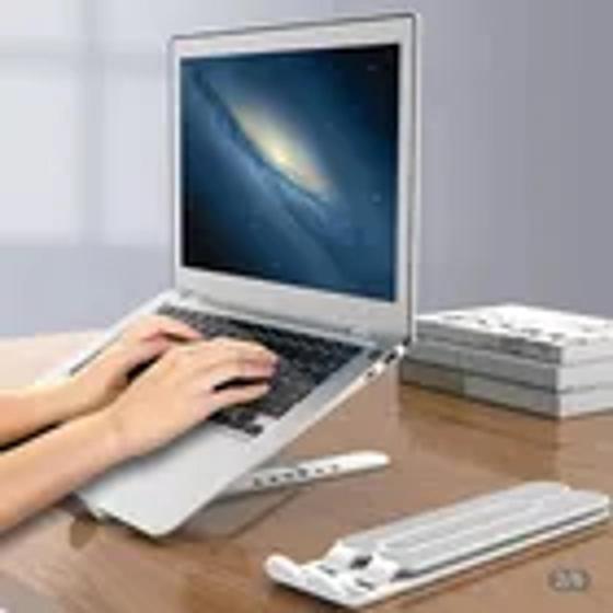 Suporte Universal Notebook Regulação Altura Dobrável Ajustável - X Menor preço em Suporte Universal Notebook Regulação Altura Dobrável Ajustável - X