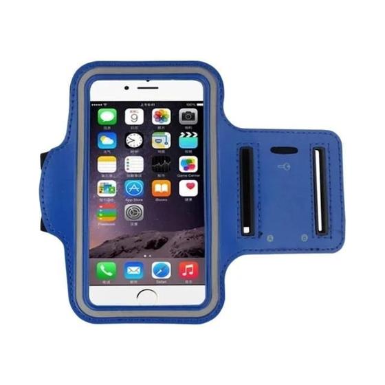 Imagem de Suporte Universal para Esporte - Braçadeira para Celulares de 5 a 7 Polegadas (iPhone 15, 14, 13, 11, Pro Max)