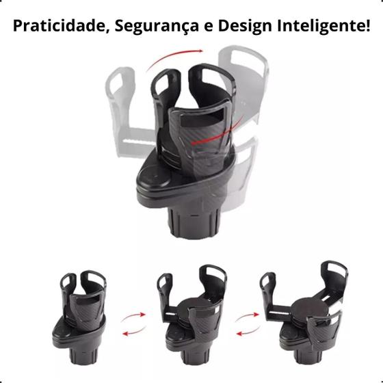 Imagem de Suporte Veicular 360 Ajustável Multifuncional 2 Em 1 Carro
