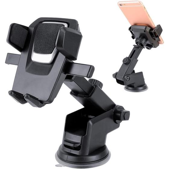 Imagem de Suporte Veicular Celular Gps Universal Ventosa Anti-queda Reforçado