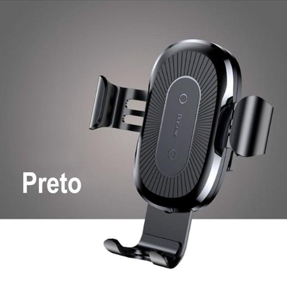 Imagem de Suporte Veicular Com Carregamento Sem Fio Baseus Gravity Saída de Ar