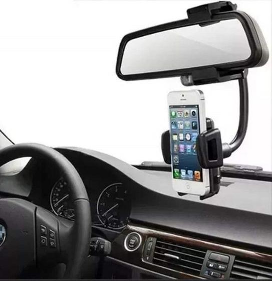Suporte Veicular Encaixe NO Retrovisor Celular Smartphone Universal LE-10 Menor preço em Suporte Veicular Encaixe NO Retrovisor Celular Smartphone Universal LE-10