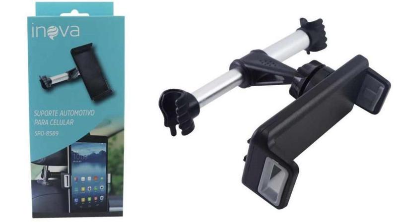 Suporte Veicular Encosto De Banco Traseiro Tablet E Celular Menor preço em Suporte Veicular Encosto De Banco Traseiro Tablet E Celular
