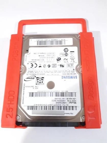 Imagem de Suporte vermelho Para 1 Hdd E Ssd Plástico 3.5 para 2.5 Pol - TQ DESIGN