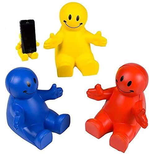 Imagem de Suportes de telefone Zugar Land 4 Fun Colorful Squezable Smile Face