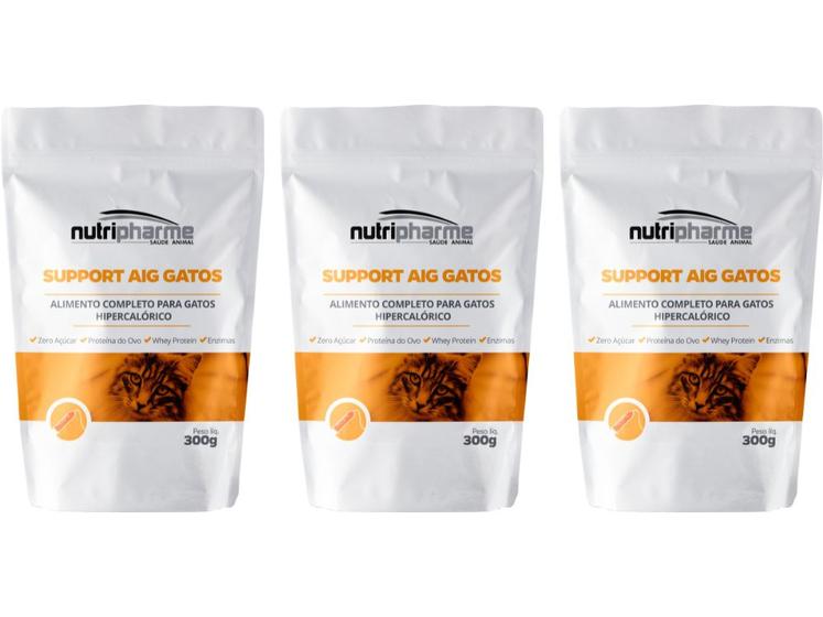 Imagem de Support Aig Gatos 300g - Nutripharme - 3 Unidades