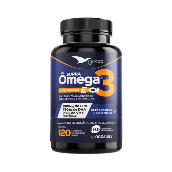 Supra Omega 3 TG com Vitamina E 120 Capsulas Menor preço em Supra Omega 3 TG com Vitamina E 120 Capsulas