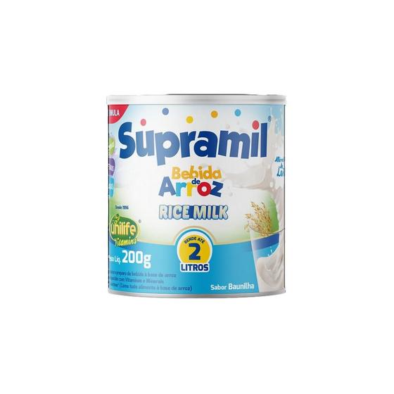 Imagem de Supramil Kids Bebida De Arroz Zero Lactose - 200g - Unilife