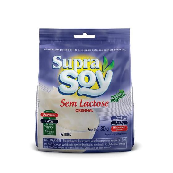 Imagem de SupraSoy Sem Lactose Original Sachet Alimento em Pó 130g