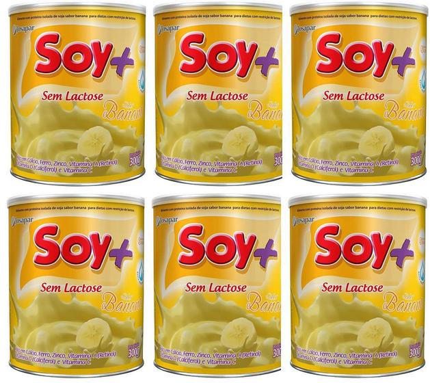 Imagem de Suprasoy Soy + Banana Sem Lactose 6x300G - Supra Soy