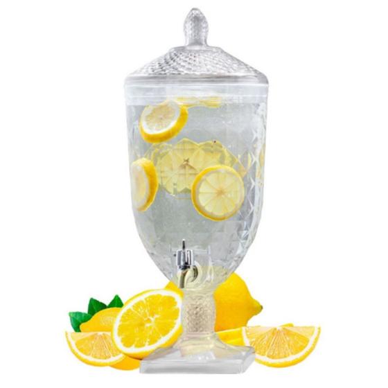 Suqueira De Acrílico Com Torneira Suporte Dispenser Com Capacidade Para 5 Litros Menor preço em Suqueira De Acrílico Com Torneira Suporte Dispenser Com Capacidade Para 5 Litros