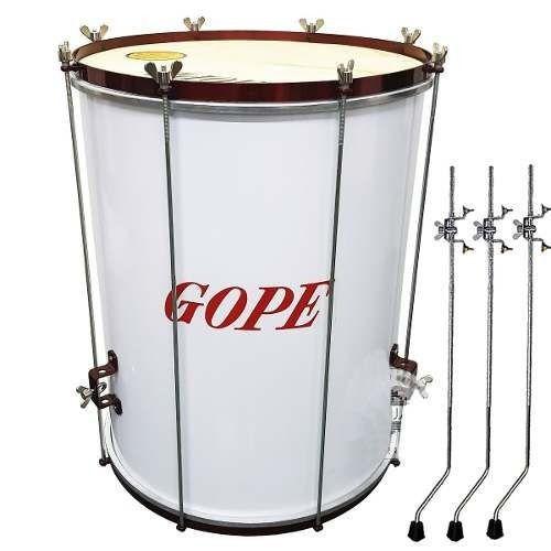 Imagem de Surdo Gope 18 X 60cm Branco Em Alumínio Bme6018pe C/ Tripe