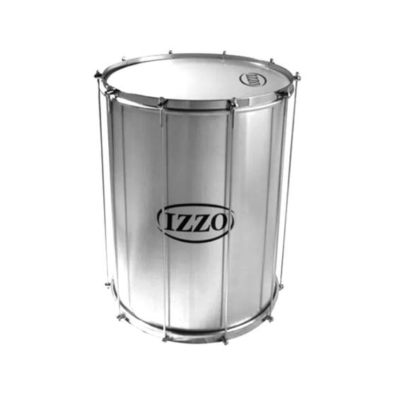 Imagem de Surdo Samba Izzo 18"x 55cm  Alumínio Com Pele Leitosa - 5782