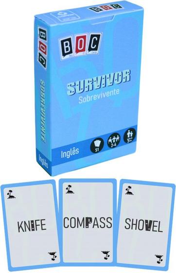 Imagem de Survivor - sobrevivente - box of cards - 51 cartas - boc 2