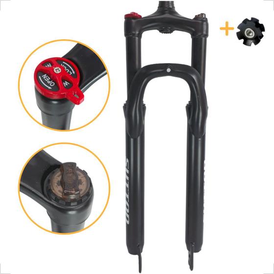 Imagem de Suspensão Bike Mtb Aro 29 C/ Trava Amortecedor e Preload + Aranha - Sutton