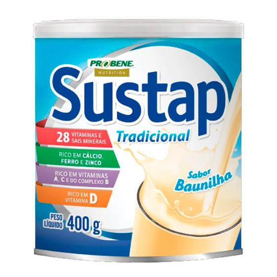 Imagem de Sustap Tradicional Sabor Baunilha 400g