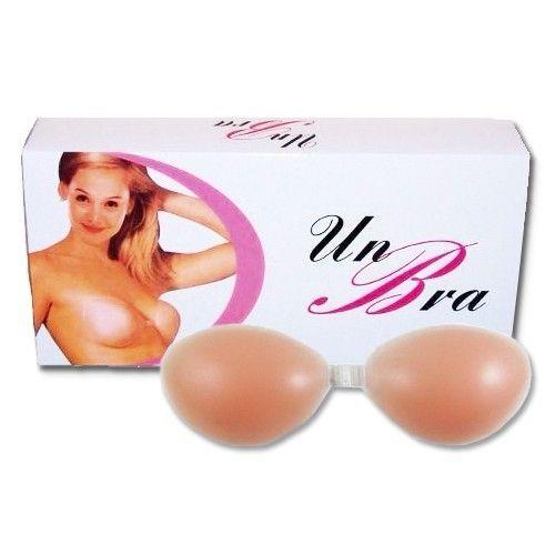 Imagem de Sutiã Auto Adesivo Bojo de Silicone Unbra Creme Nude Tamanho D 46 48