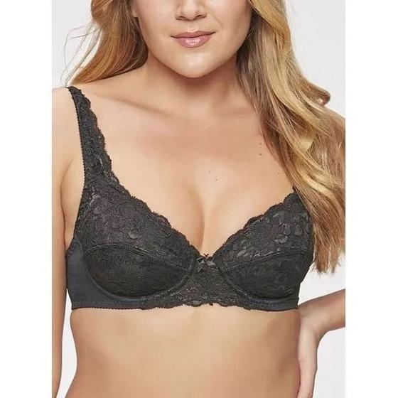 Imagem de Sutiã Classic Soft W Triumph 24341 Com Aro Renda e Microfibra Taça C T. 42/50