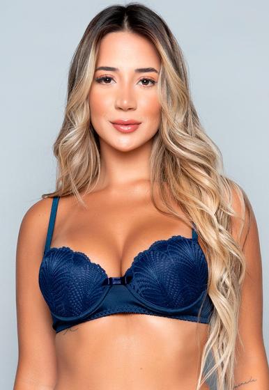 Imagem de Sutiã Com Aro Vekyo Bojo e Renda Básico Feminino Roupa Íntima
