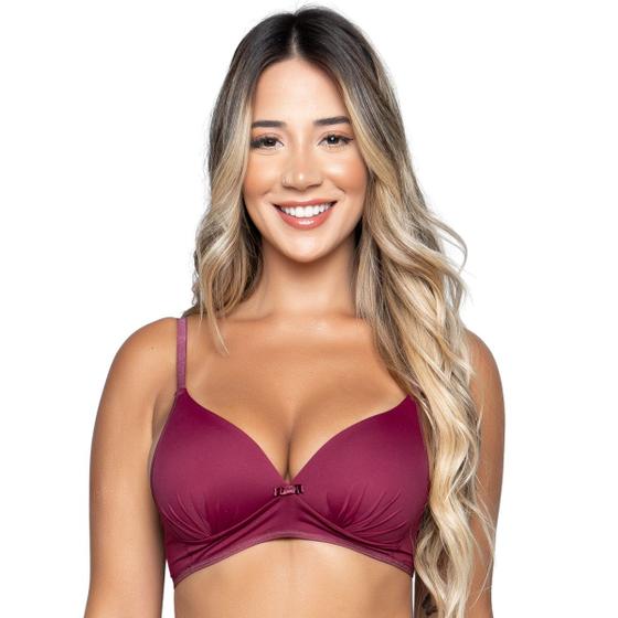 Imagem de Sutiã com Bojo Bella Fiore Modas Molinho Flex sem Arco Soft Roupa Íntima