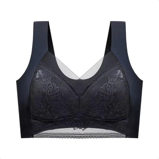 Imagem de Sutiã Feminino Leve E Fino De Renda Top Lingerie Respirável