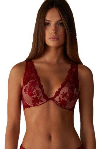 Imagem de Sutiã intimissimi balconette elena in full bloom vermelho