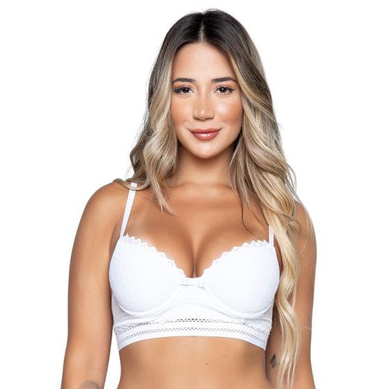 Imagem de Sutiã Lingerie WLS Modas Com Bojo Renda e Elástico