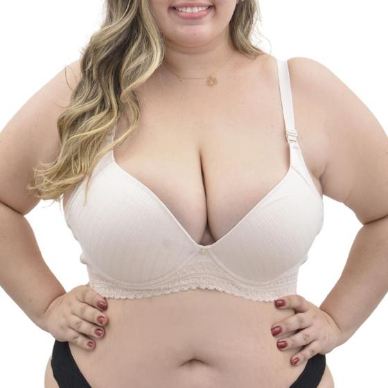 Imagem de Sutiã Plus Size Bojo Soft De Algodão Econfort