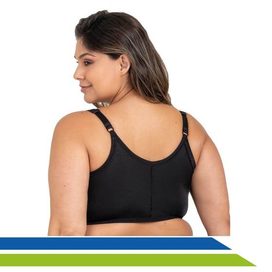 Imagem de Sutiã Plus Size Pós-Cirúrgico Mamoplastia com Abertura Frontal e Alças Reguláveis 60104 - New Form
