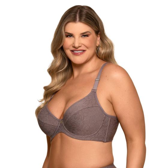 Imagem de Sutiã Plus Size sem bojo  com aro recorte anatômico Nayane Rodrigues