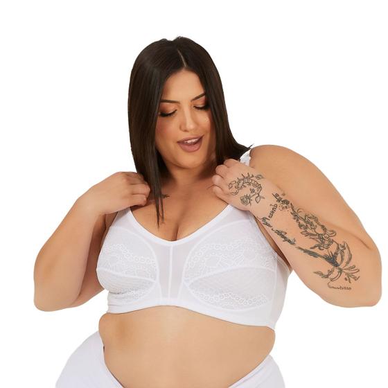 Imagem de Sutiã plus size sem bojo e renda Nayane Rodrigues