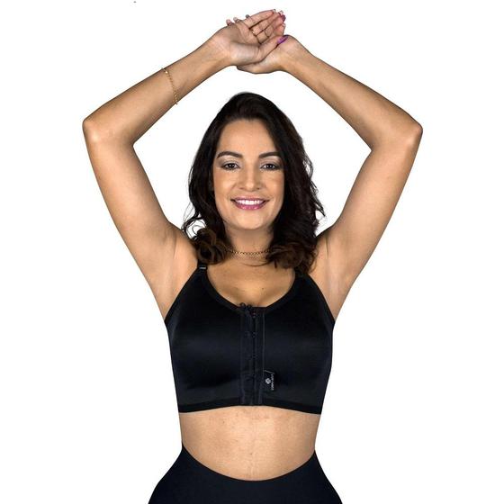 Sutiã Pós Cirúrgico Sem Reforço Com Alça E Fecho Frontal Corpo Belo Menor preço em Sutiã Pós Cirúrgico Sem Reforço Com Alça E Fecho Frontal Corpo Belo